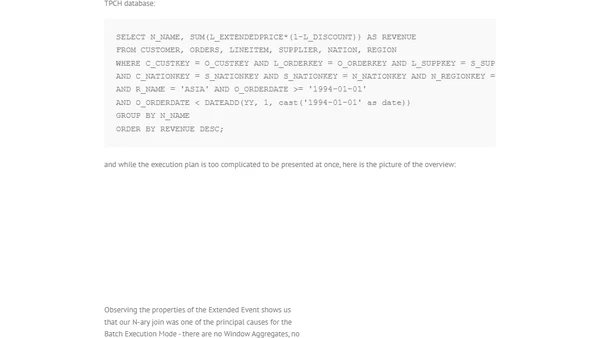 Batch Mode – part 3 (“Basic Heuristics and Analysis”)