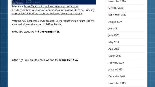WHfB Cloud Kerberos Trust – Windows Hello for Business provisioning will not be launched.