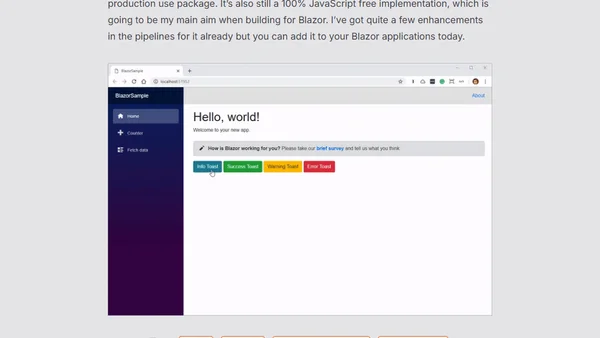 Announcing Blazored and Blazored Toast!