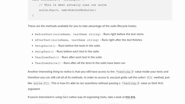 Getting Started With Testing in Go