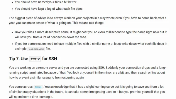 9 Tips For Better Scripting Experience