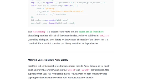 Integrating Zig and SwiftUI