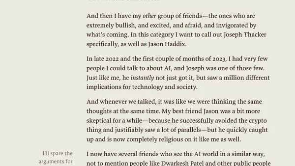 I Have Two Groups of AI Friends