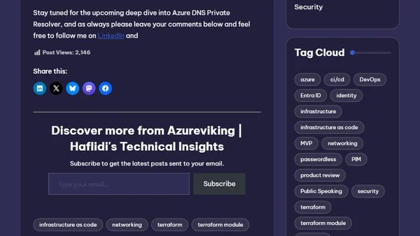 Terraform module: Azure DNS Private Resolver