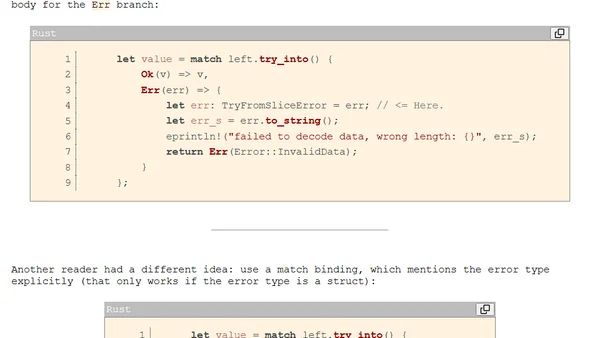 Tip of the day #4: Type annotations on Rust match patterns