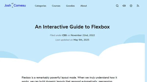 An Interactive Guide to Flexbox