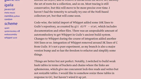 guile on whippet waypoint: goodbye, bdw-gc?