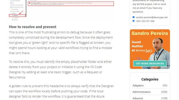 Friday Fact: The “Empty Workflow” trap in Logic App Standard