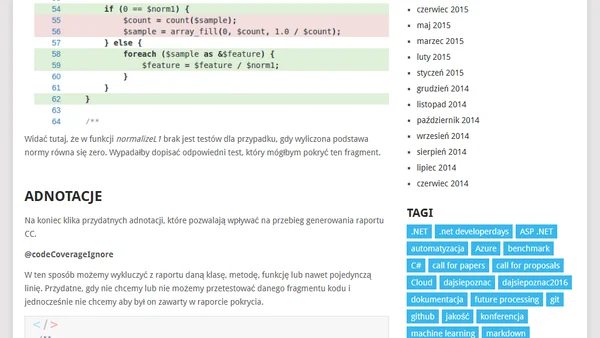 Generowanie raportu Code Coverage z PHPUnit