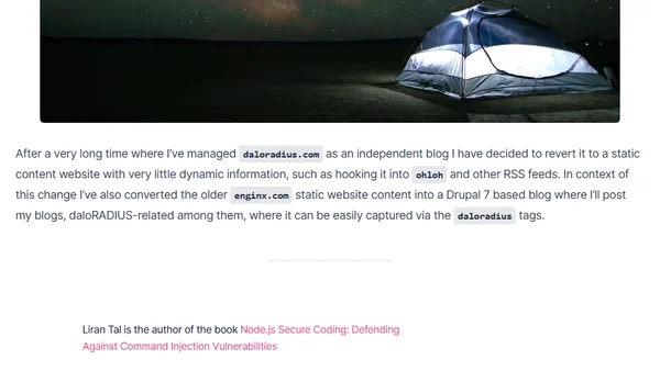 daloRADIUS new website and offering