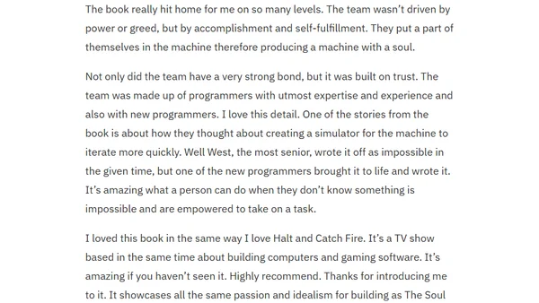 The New Golden Age of Building with Soul