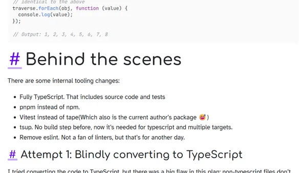 neotraverse: unbloating traverse