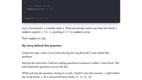 7 Simple but Tricky JavaScript Interview Questions