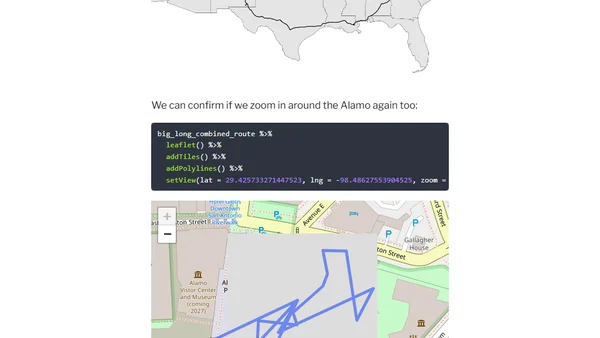 Road trip analysis! How to use and play with Google Location History in R
