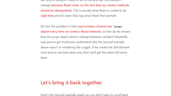 One simple trick to optimize React re-renders