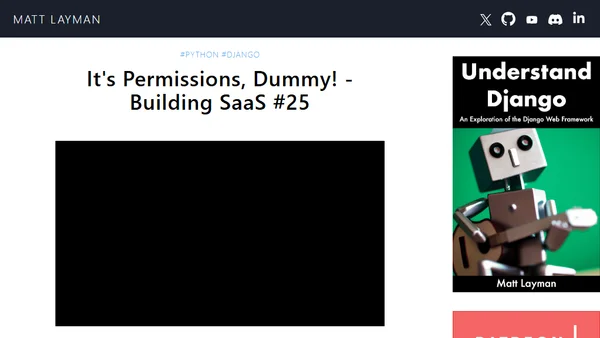 It's Permissions, Dummy! - Building SaaS #25