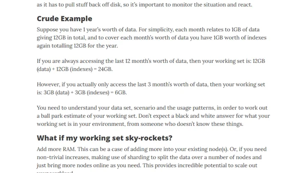 The importance of "Working Set"