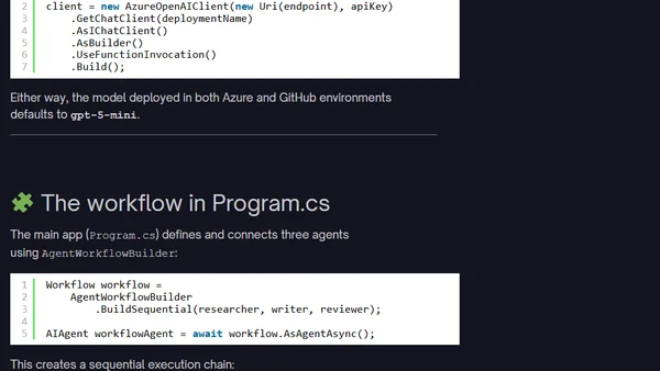 Multi-Model AI Agent Orchestration in .NET 9 with Microsoft Agent Framework, Azure AI Foundry, GitHub Models, and Ollama