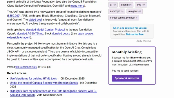 Agentic AI Foundation