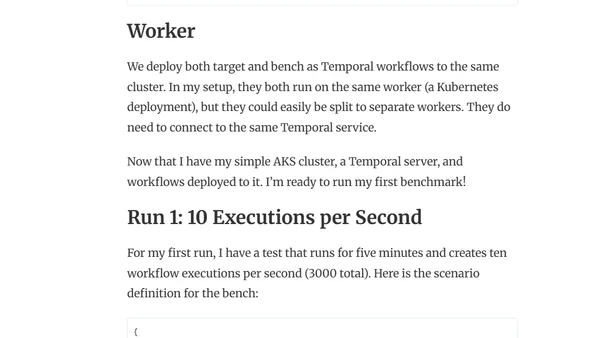 Maru: Load Testing Tool for Temporal Workflows