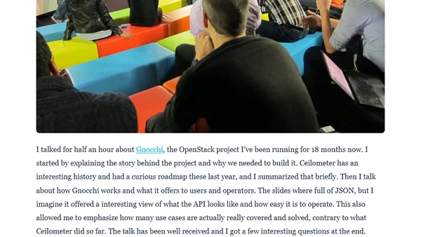 Gnocchi talk at OpenStack Paris Meetup #16