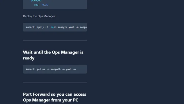MongoDB Enterprise Operator: Deploying MongoDB in AKS