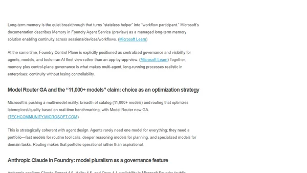 #AI horizons 25-12 – Microsoft Foundry
