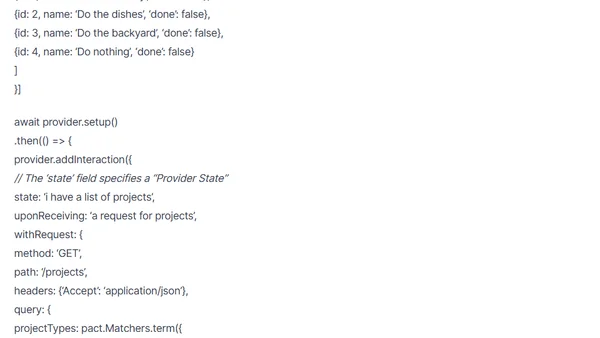 Node.js — Integration Testing with Pact.js