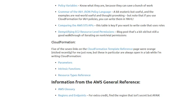 Guest Post: Jennine Townsend on AWS Documentation