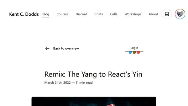 Remix: The Yang to React's Yin