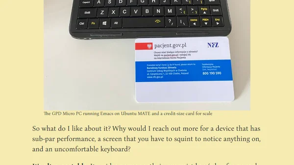 I love my GPD Micro PC