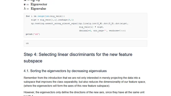 Linear Discriminant Analysis