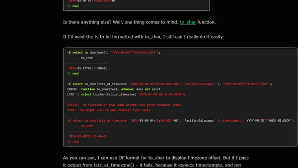 How to render timestamp with a timezone that is different from current?