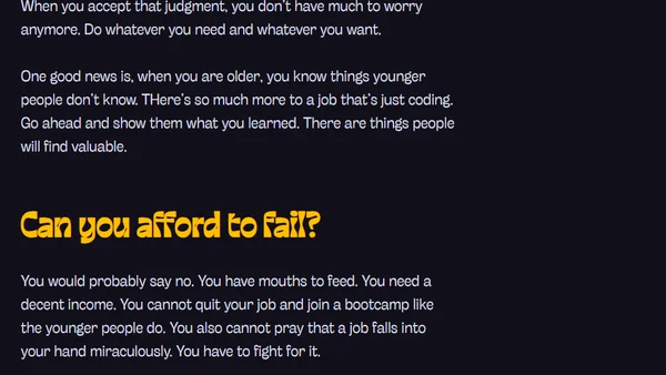 Are you too old to learn to code?