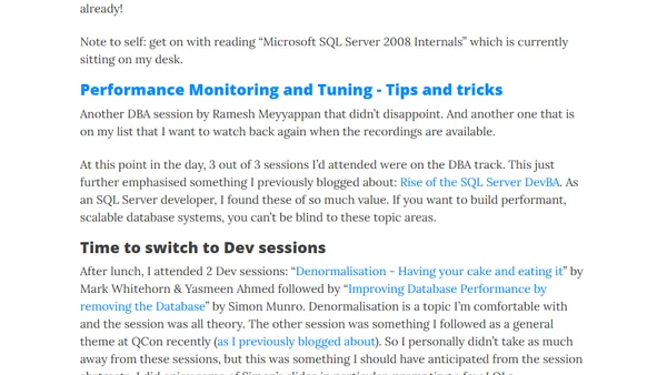 The SQLBits VI Experience