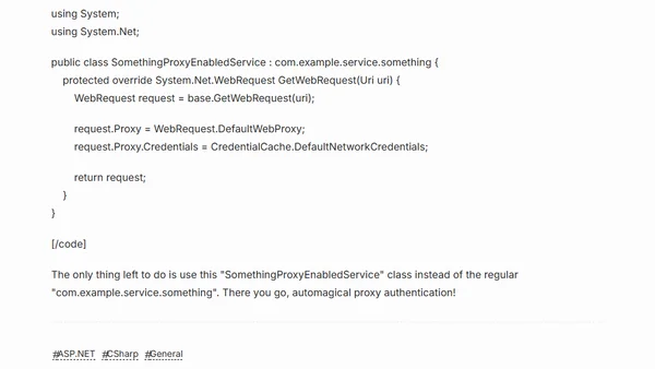 Enabling HTTP proxy for .NET webservice client