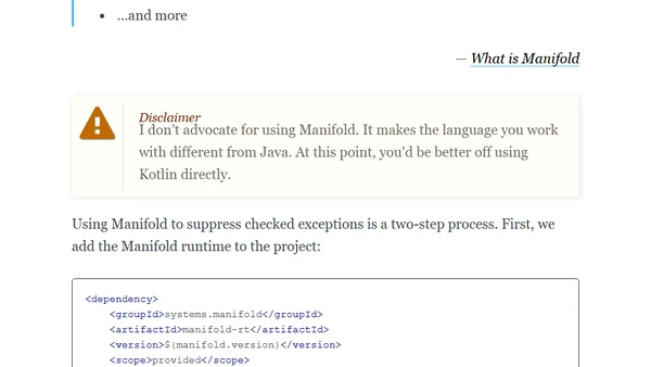 Checked exceptions and lambdas