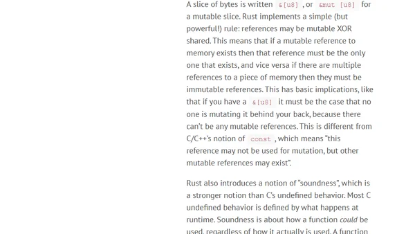 Buffers on the edge: Python and Rust