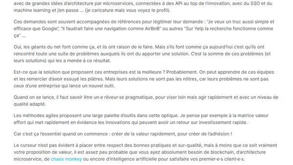 Vouloir faire comme les grands