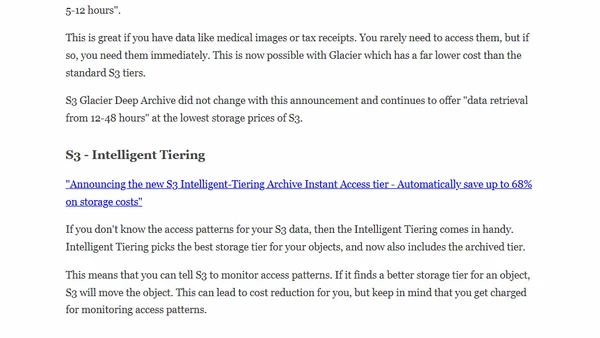 My 3 favourite re:invent serverless announcements