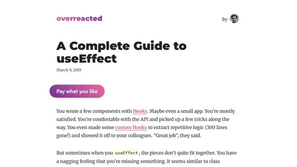 A Complete Guide to useEffect