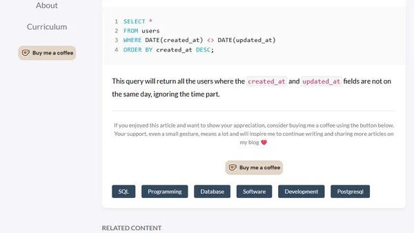 Truncating time when querying a PostgreSQL database