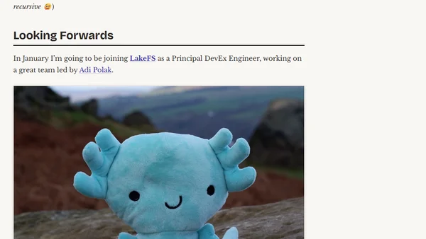 Looking Forwards, and Looking Backwards