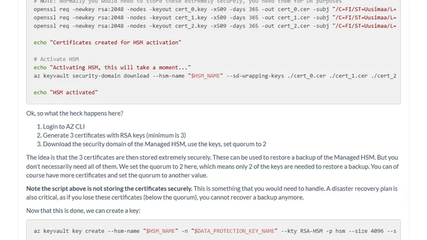 What the heck is Azure Key Vault Managed HSM