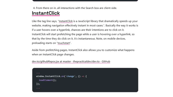 dev.to’s Frontend: a brain dump in one act