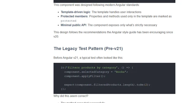 Angular v21 and the End of TS-Only Test Coverage: Why We Must Rethink Component Testing