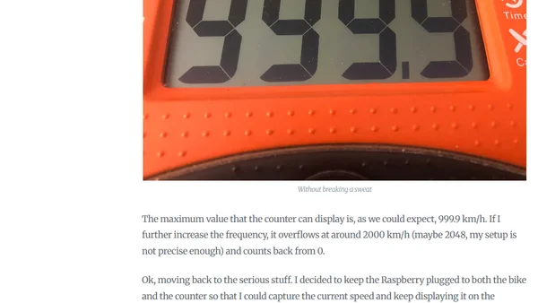 Turning your training bike into a Speed remake