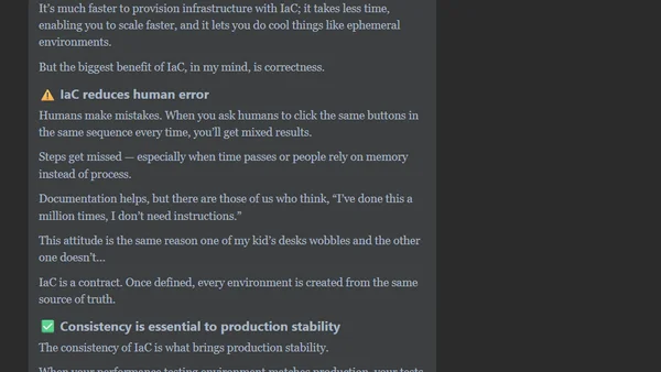 Why is Infrastructure-as-Code so important? Hint: It's correctness