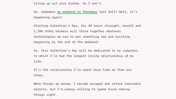 My "romantic" Valentine's Day plans!