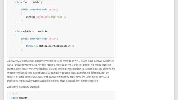 SOLIDNy jak SOLID. Zastosowanie dobrych praktyk podczas tworzenia aplikacji w C#